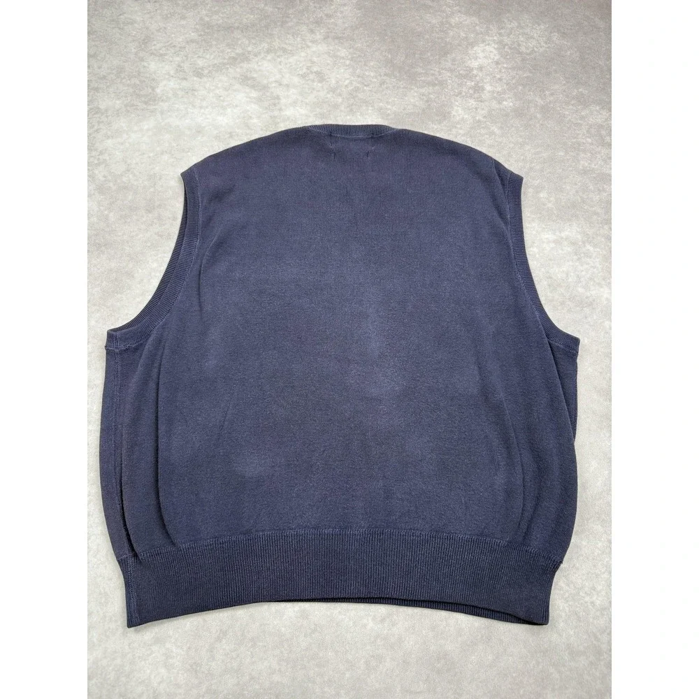 Vintage Polo Sport Ralph Lauren Sweater Vest Mens 2XL Knit USA Flag 90s‎